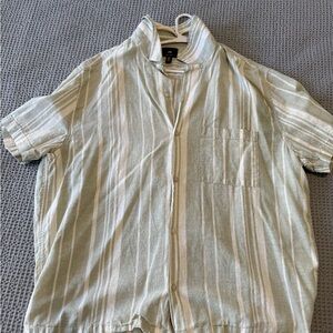 Men's Striped Short Sleeve Shirt